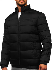 Men's Quilted Winter Jacket Black Bolf 31M5015