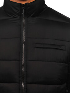 Men's Quilted Winter Jacket Black Bolf 31M5015