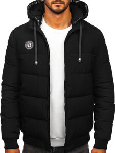 Men’s Quilted Winter Jacket Black Bolf 31M5026