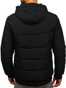 Men’s Quilted Winter Jacket Black Bolf 31M5026