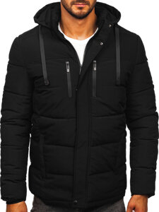 Men’s Quilted Winter Jacket Black Bolf 31M5027