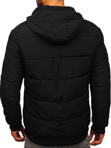 Men’s Quilted Winter Jacket Black Bolf 31M5028