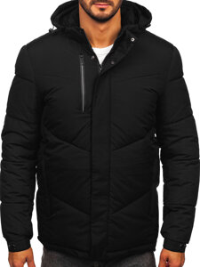 Men’s Quilted Winter Jacket Black Bolf 31M5035