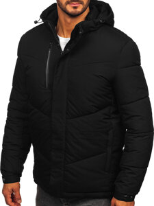 Men’s Quilted Winter Jacket Black Bolf 31M5035