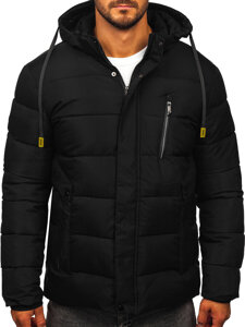 Men’s Quilted Winter Jacket Black Bolf 57M7505