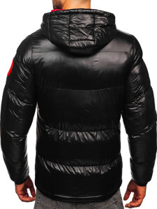 Men's Quilted Winter Jacket Black Bolf 5M3198