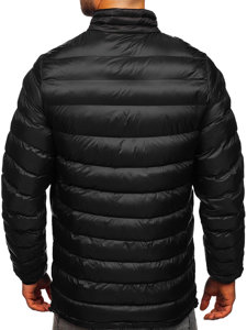 Men's Quilted Winter Jacket Black Bolf 5M515