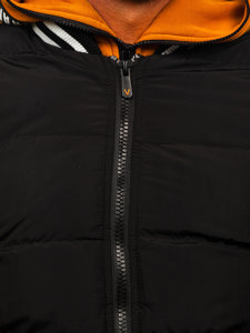 Men's Quilted Winter Jacket Black Bolf 6900