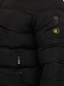 Men's Quilted Winter Jacket Black Bolf 6900