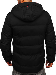 Men's Quilted Winter Jacket Black Bolf 7338