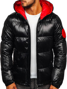 Men's Quilted Winter Jacket Black Bolf 99311