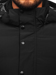 Men's Quilted Winter Jacket Black Bolf 99525