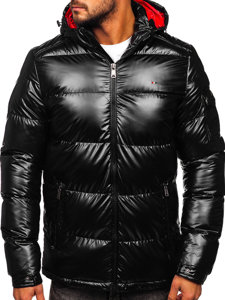 Men's Quilted Winter Jacket Black Bolf EX2138