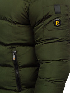 Men's Quilted Winter Jacket Green Bolf 6900