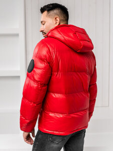 Men's Quilted Winter Jacket Red Bolf 5M3198A1