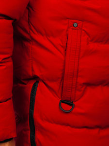 Men's Quilted Winter Jacket Red Bolf 7330