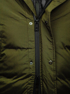 Men's Quilted Winter Parka Jacket Khaki Bolf 5M790