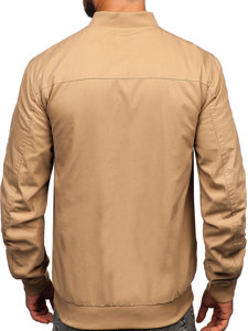 Men's Reversible Lightweight Bomber Jacket Camel Bolf 84M3005