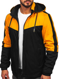 Men's Reversible Lightweight Jacket Yellow-Black Bolf 84M3015