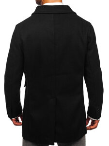 Men’s Short Double-breasted Winter Coat Black Bolf 11Z8215