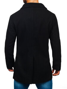 Men’s Short Double-breasted Winter Coat Black Bolf 11Z8215A2