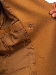 Men’s Short Double-breasted Winter Coat Camel Bolf 11Z8215A2