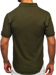 Men’s Short Sleeve Muslin Shirt Khaki Bolf 2013