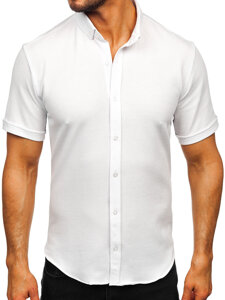 Men’s Short Sleeve Muslin Shirt White Bolf 2013