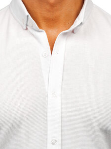 Men’s Short Sleeve Muslin Shirt White Bolf 2013