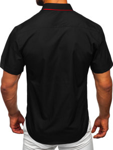 Men's Short Sleeve Shirt Black Bolf 19601