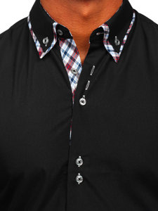 Men's Short Sleeve Shirt Black Bolf 6540