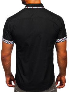 Men's Short Sleeve Shirt Black Bolf 6540