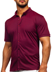 Men's Short Sleeve Shirt Claret Bolf 2005