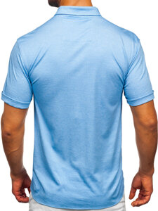 Men's Short Sleeve Shirt Sky Blue Bolf 2005