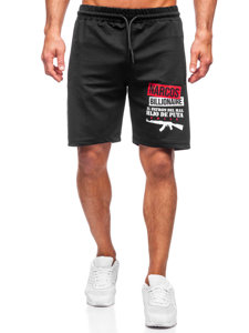 Men's Shorts Black-Red Bolf GS2524