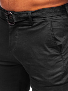 Men's Shorts with Belt Black Bolf XX160085