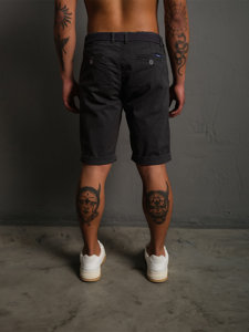 Men's Shorts with Belt Graphite Bolf 0010