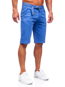 Men’s Shorts with belt Indigo Bolf 0010