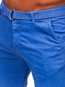 Men’s Shorts with belt Indigo Bolf 0010