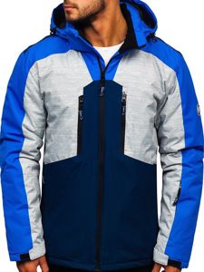 Men's Ski Jacket Blue Bolf 1340