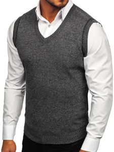 Men's Sleeveless Jumper Black Bolf 8121