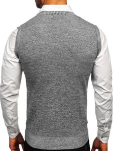 Men's Sleeveless Jumper Grey Bolf 8121