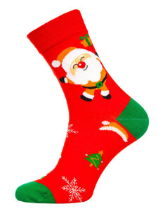 Men's Socks X-mas Theme Multicolour-1 Bolf M898-7P-1 7 PACK