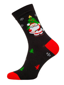 Men's Socks X-mas Theme Multicolour-1 Bolf M898-7P-1 7 PACK