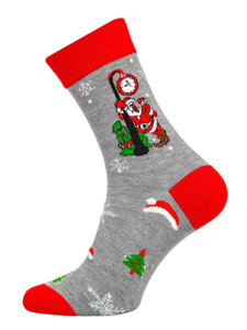 Men's Socks X-mas Theme Multicolour-1 Bolf M898-7P-1 7 PACK