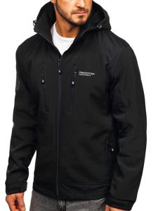 Men's Softshell Jacket Black Bolf P195