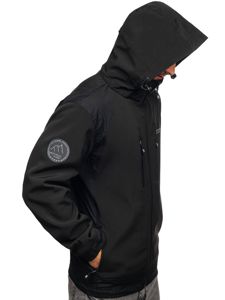 Men's Softshell Jacket Black Bolf P195