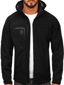 Men's Softshell Jacket Black Bolf T019