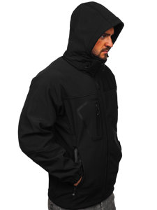 Men's Softshell Jacket Black Bolf T019