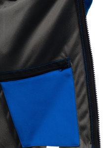 Men's Softshell Jacket Blue Bolf T019